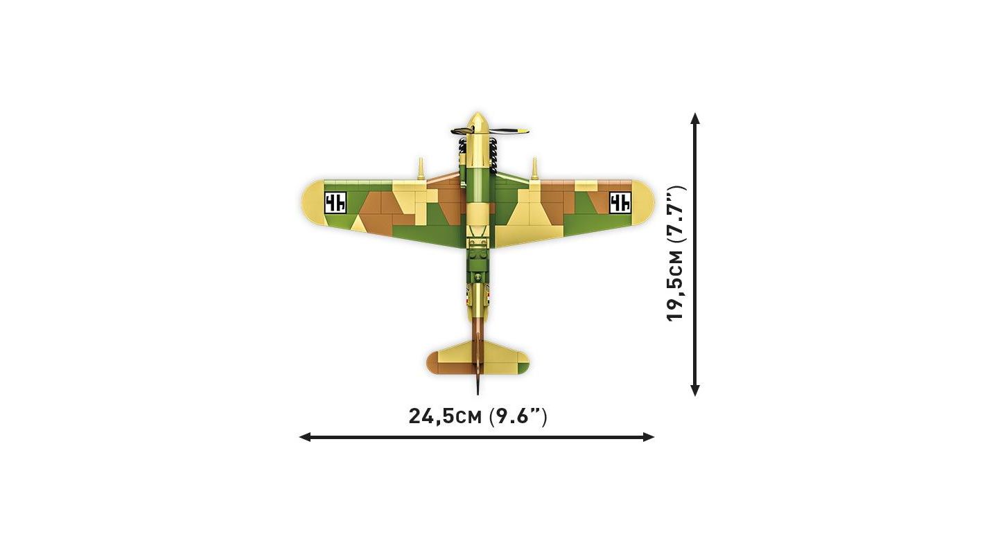 Детский конструктор COBI Wwii Fiat G.55 Centauro 192-Piece Building Set, Ages 6+, цвет: Open Miscellaneous — фото 4