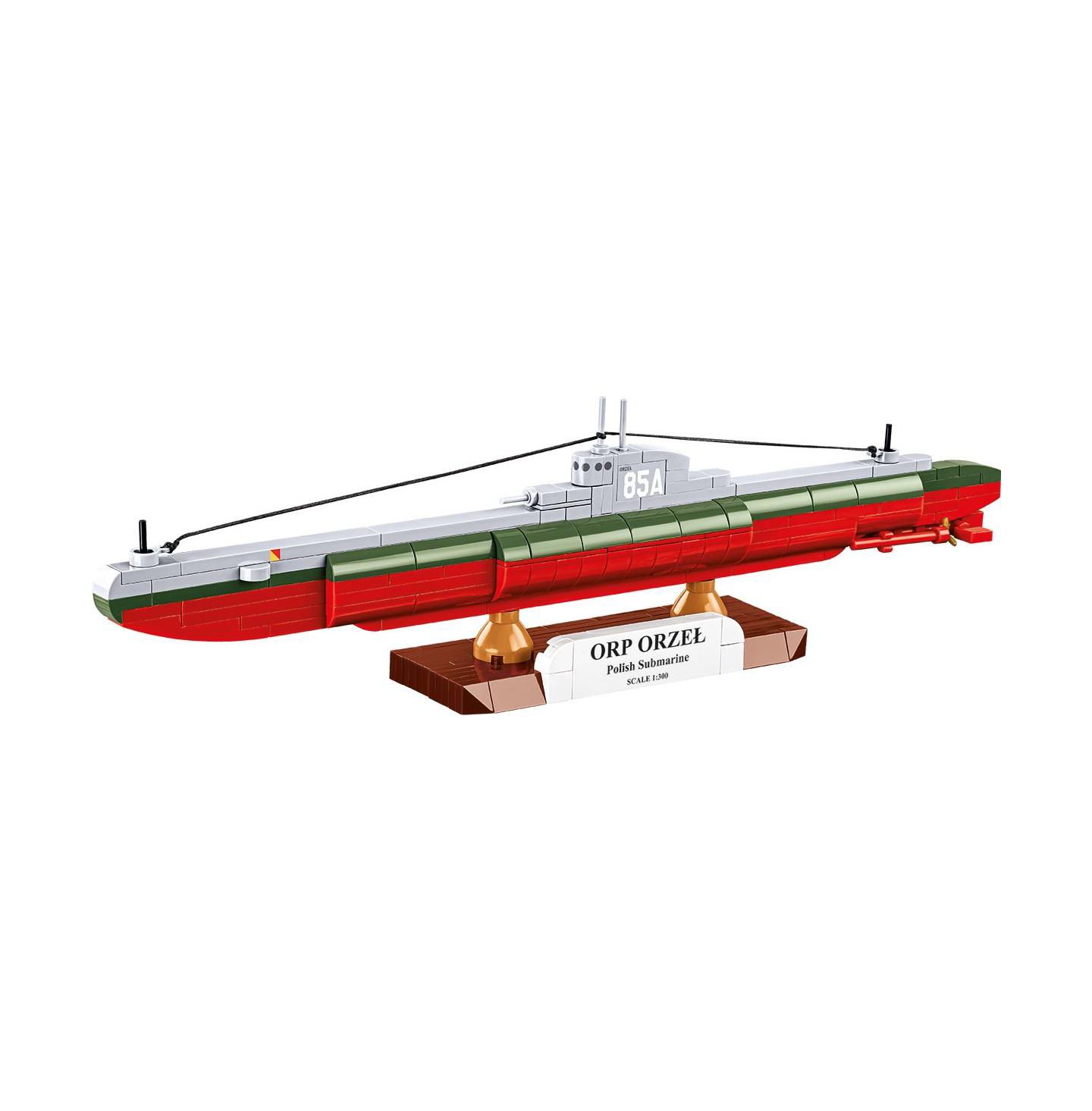 Детский конструктор COBI Wwii Polish Submarine ORP Orzel 193-Piece Building Set, Ages 7+ — фото 3