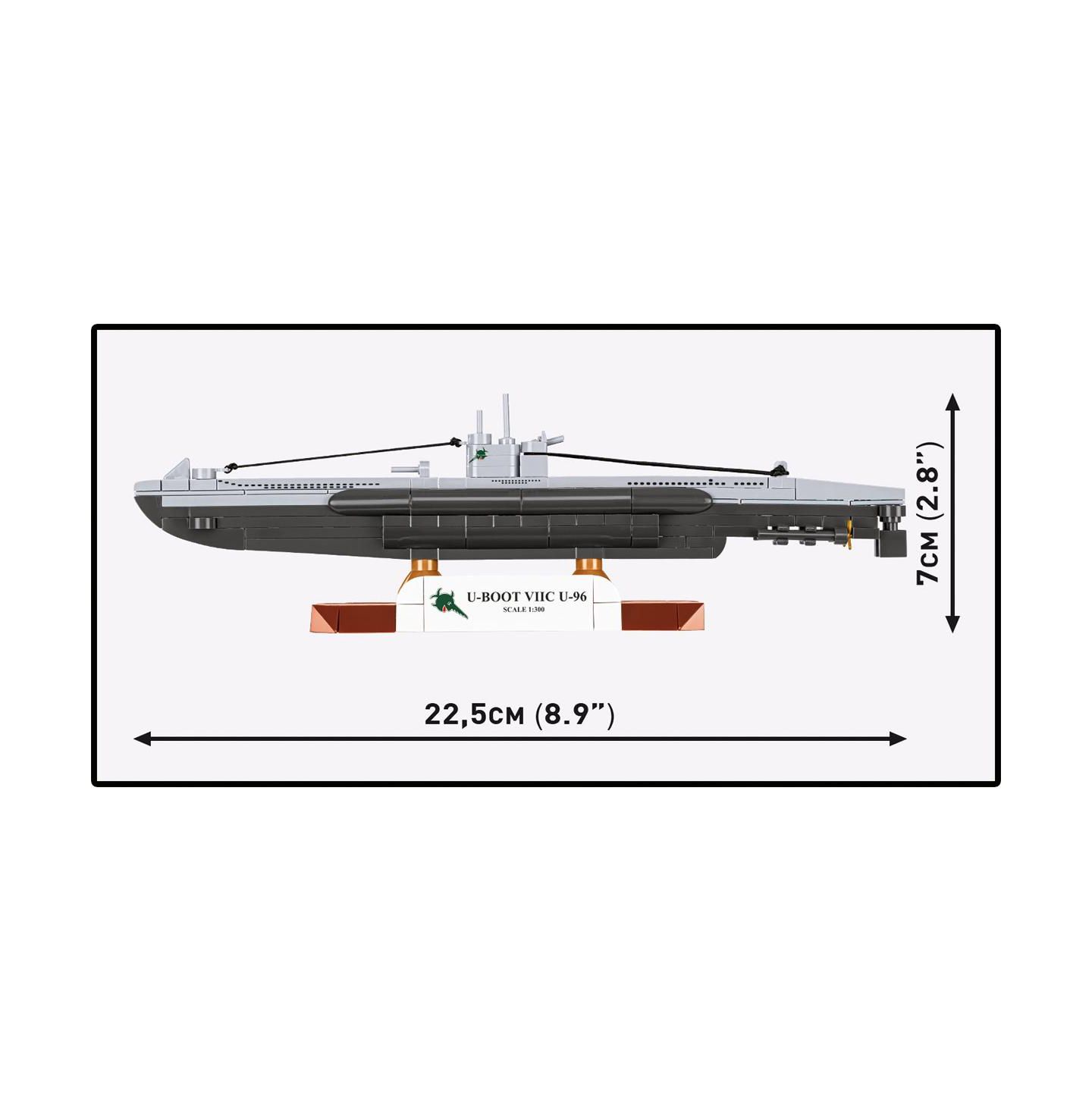 Детский конструктор COBI Wwii U-Boat Viic U-96 162-Piece Building Set, Ages 7+ — фото 4