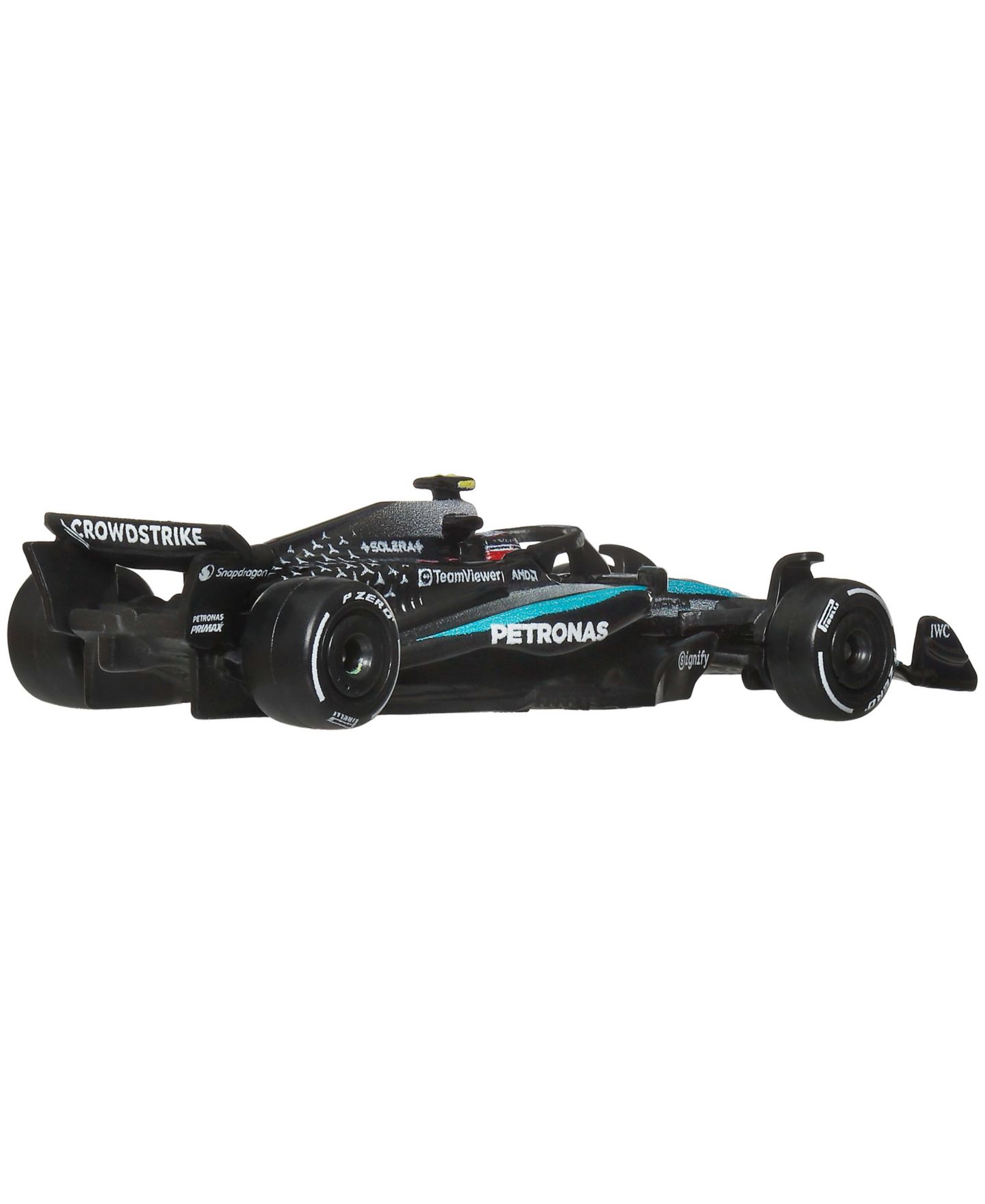 Набор Hot Wheels из 2 литых гоночных машин Mercedes-AMG Petronas Formula One Premium, 1:64 — фото 3