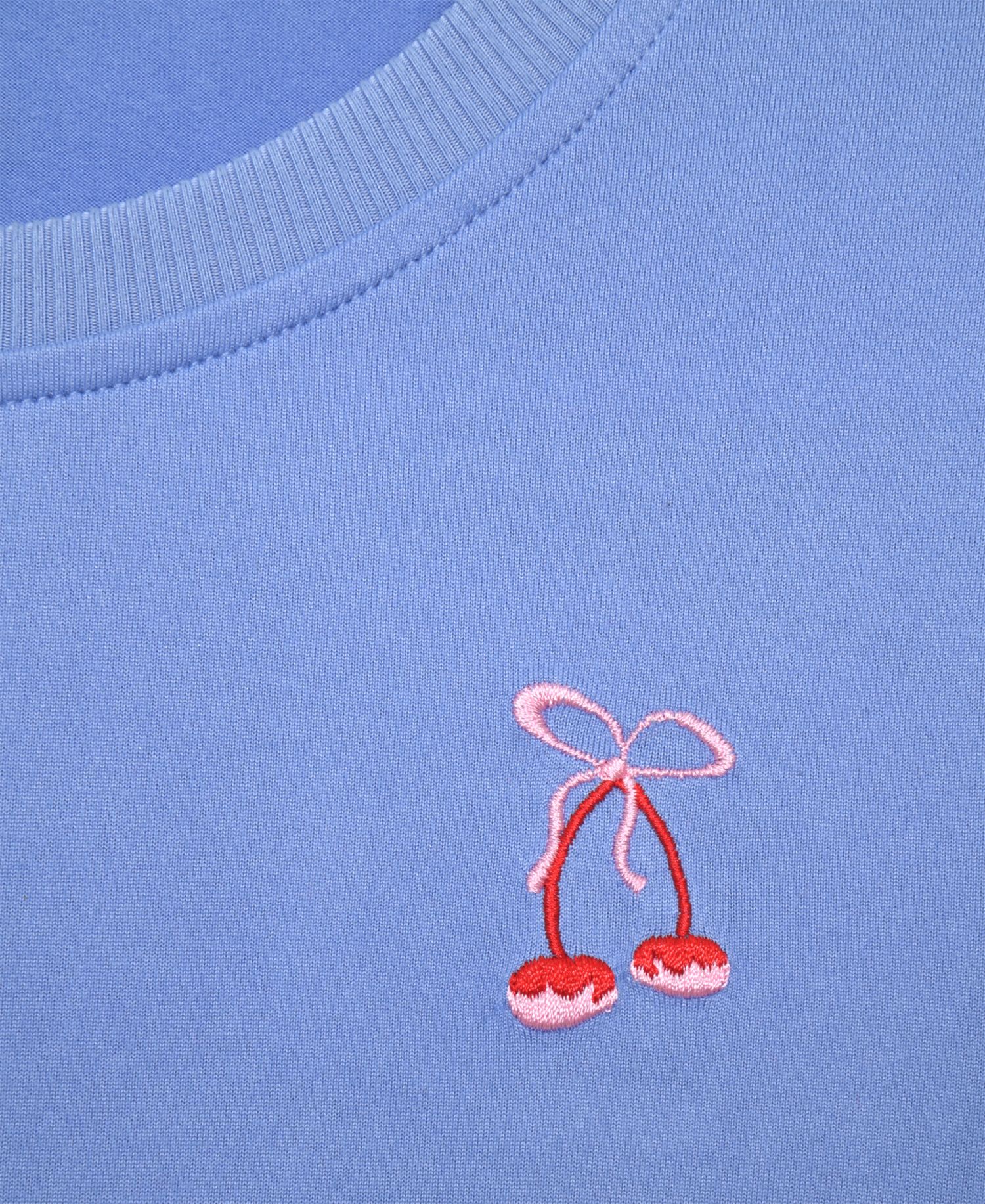 Girls' 5-16 Milky Long-Sleeve Crewneck Pajama with Scrunchie, 3-Piece Set
