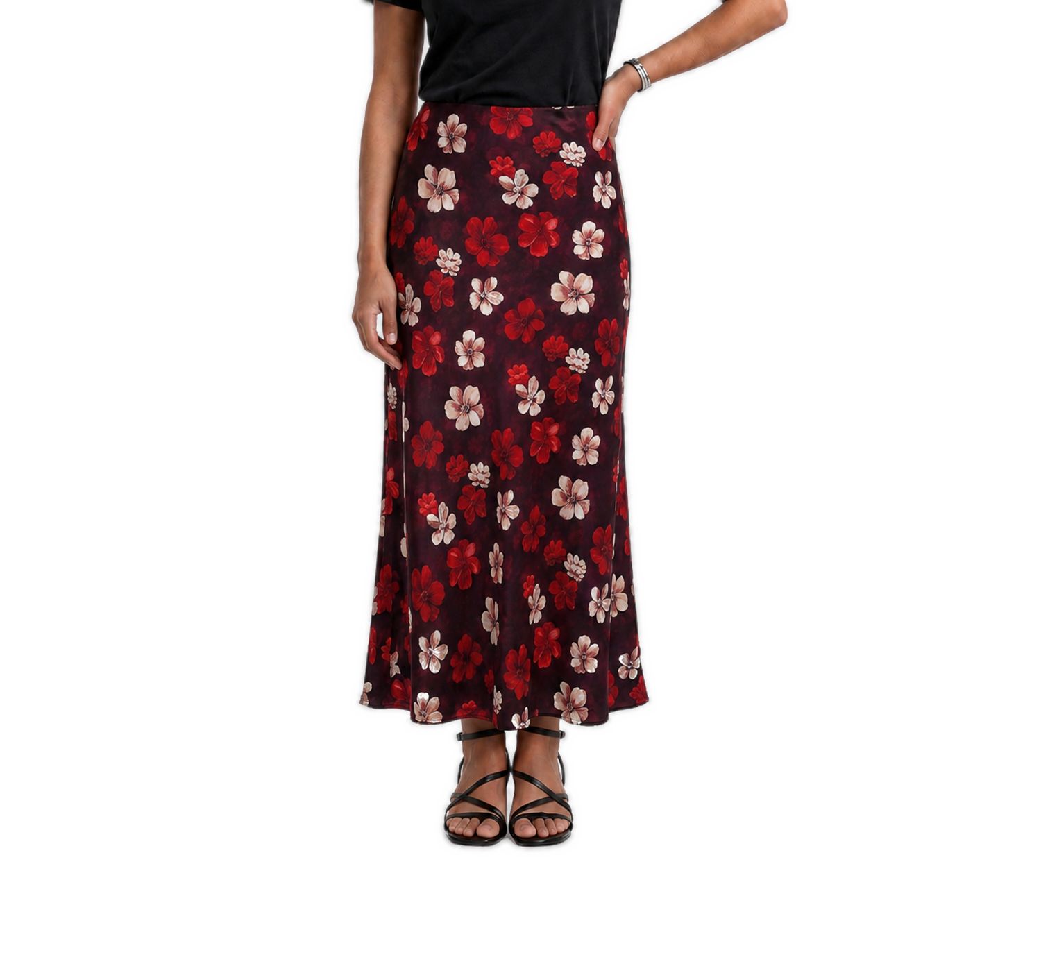 Women's Dahlias Maxi Skirt