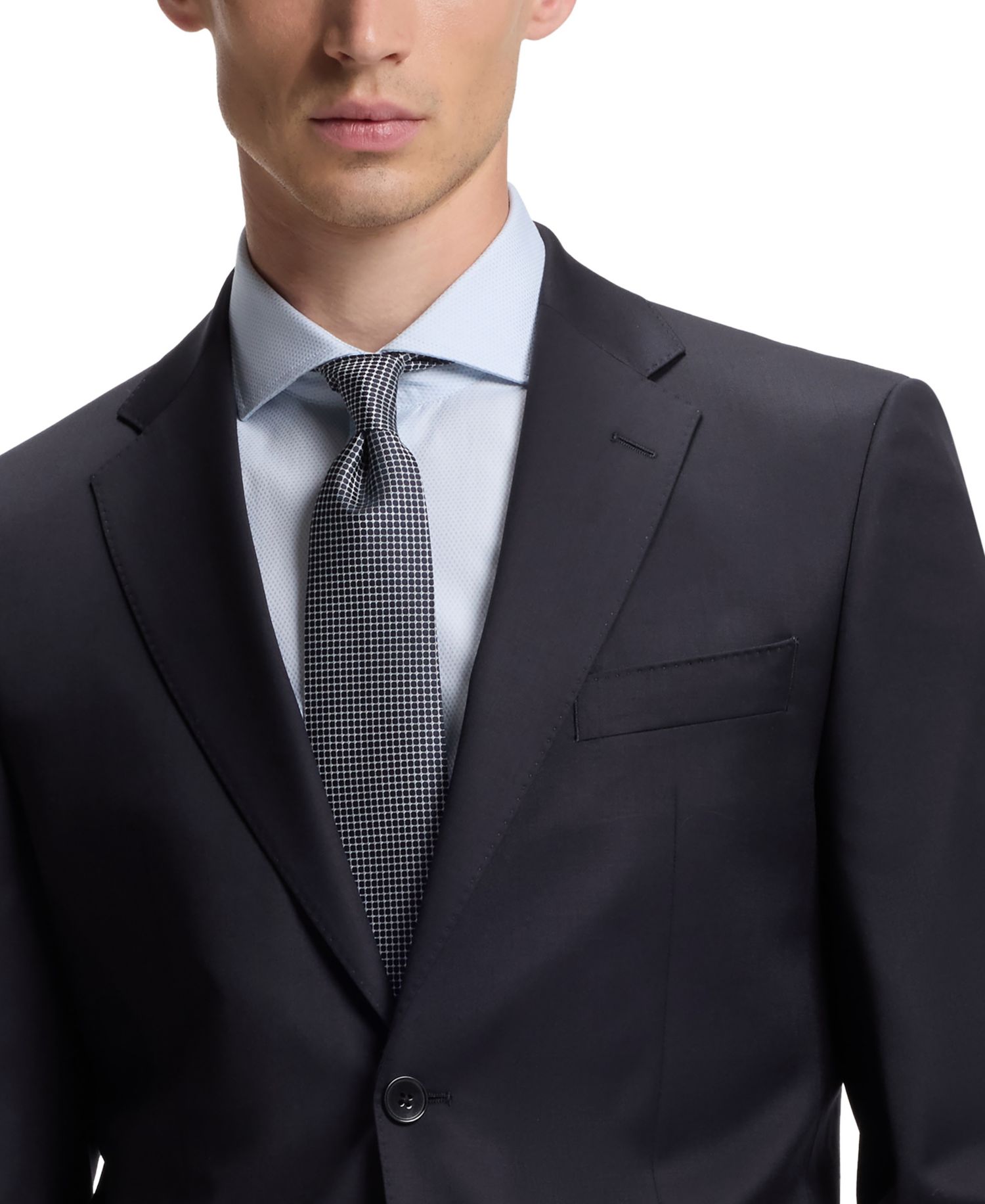Men's Virgin-Wool Serge Suit Jacket