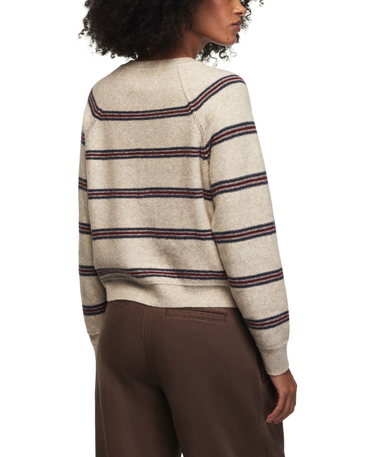 Women's Cloud Soft Striped Crewneck Sweater