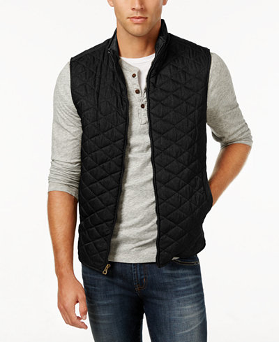 Weatherproof Vintage Men's Big and Tall Quilted Vest, Classic Fit