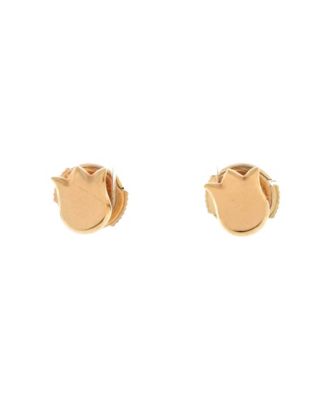 Tulip Stud Earrings in 18K Rose Gold