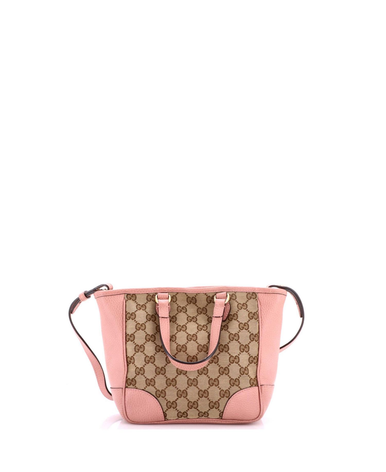 Small Bree Tote GG Canvas with Leather