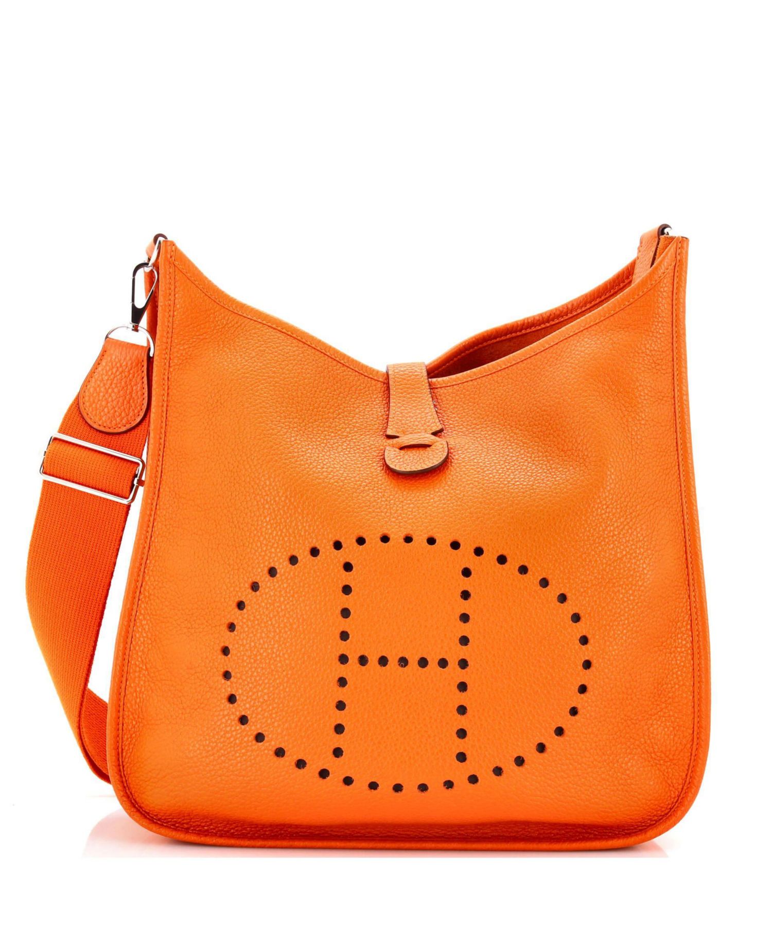 Pre-Owned Hermes GM Evelyne Bag Gen III Clemence