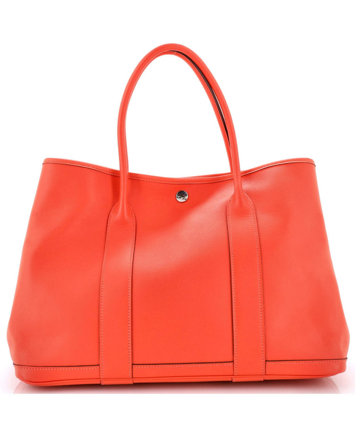 Pre-Owned Herm&eacute;s Garden Party Large Leather Work Tote