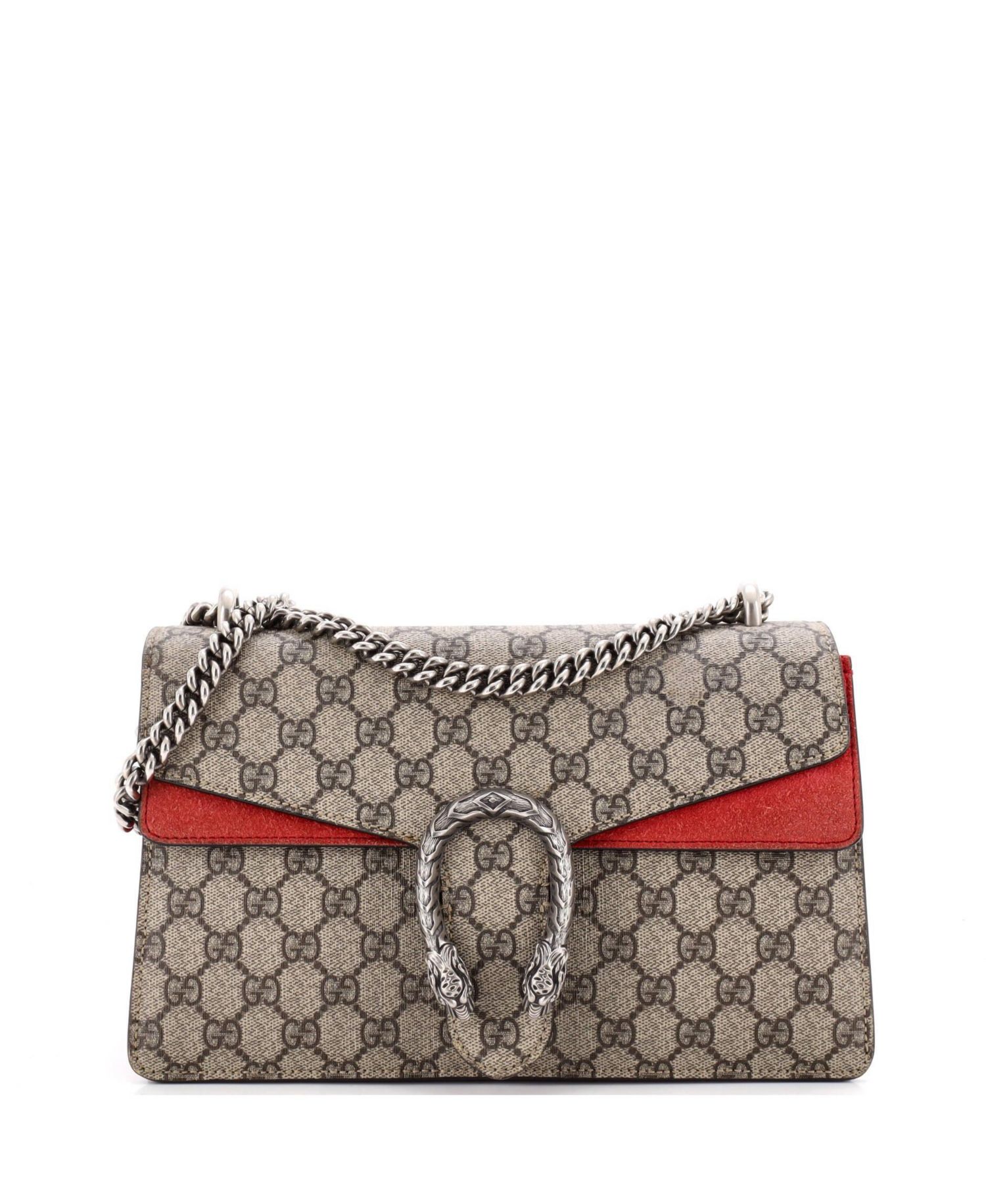 Small Dionysus Coated Canvas Shoulder Bag