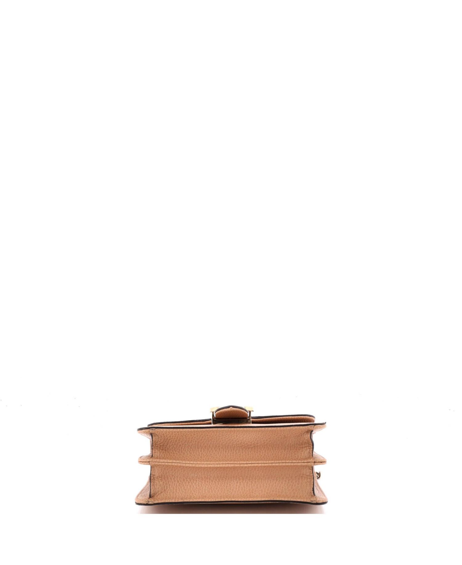 Small Interlocking Shoulder Bag Leather
