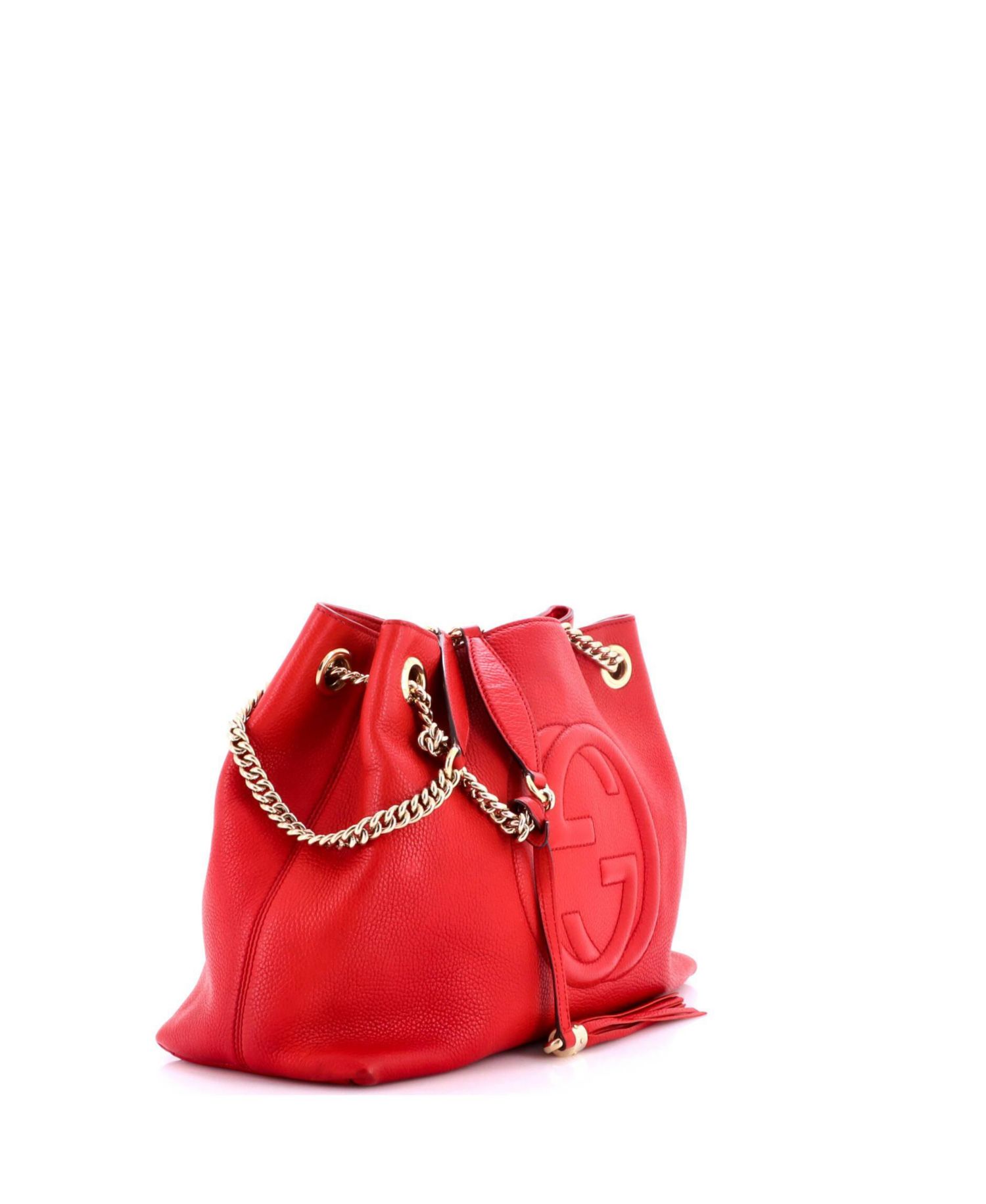 Medium Soho Chain Strap Shoulder Bag Leather