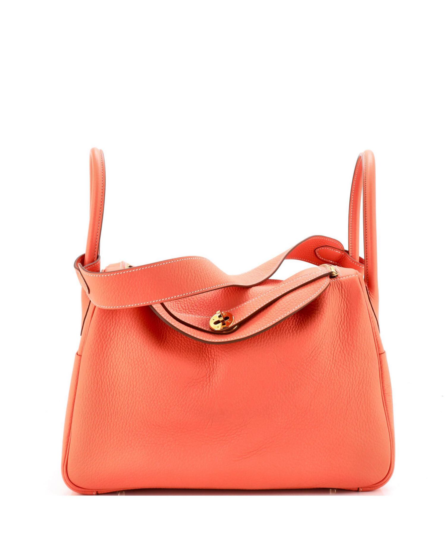 Pre-Owned Herm&eacute;s 34 Lindy Leather Shoulder Bag