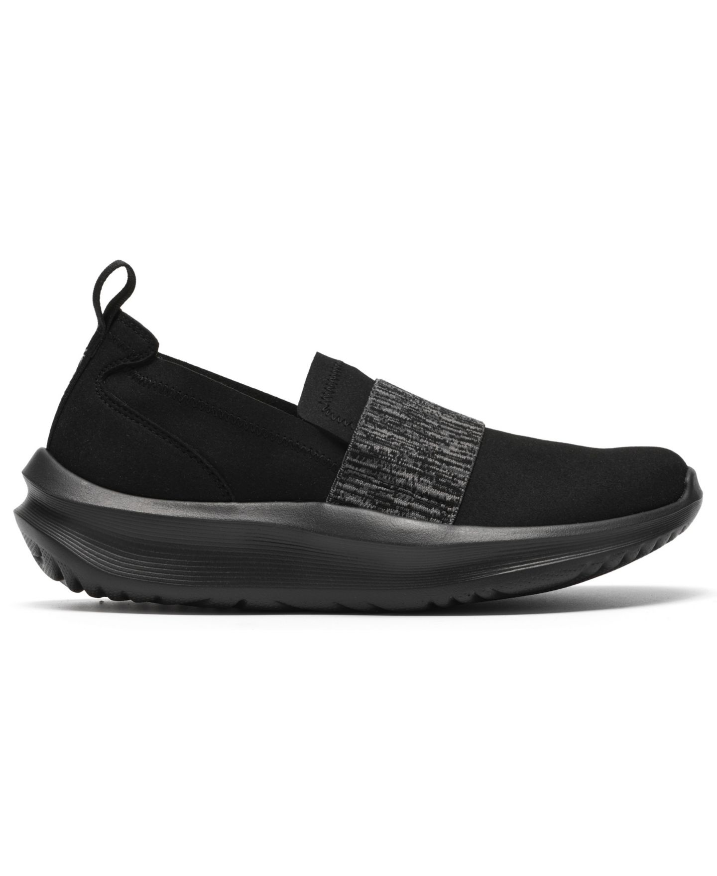 Женские кроссовки Clarks Solevana Lily Slip-On Walking, цвет: Чёрный — фото 2