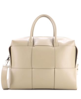 Large Arco Satchel Maxi Intrecciato Leather