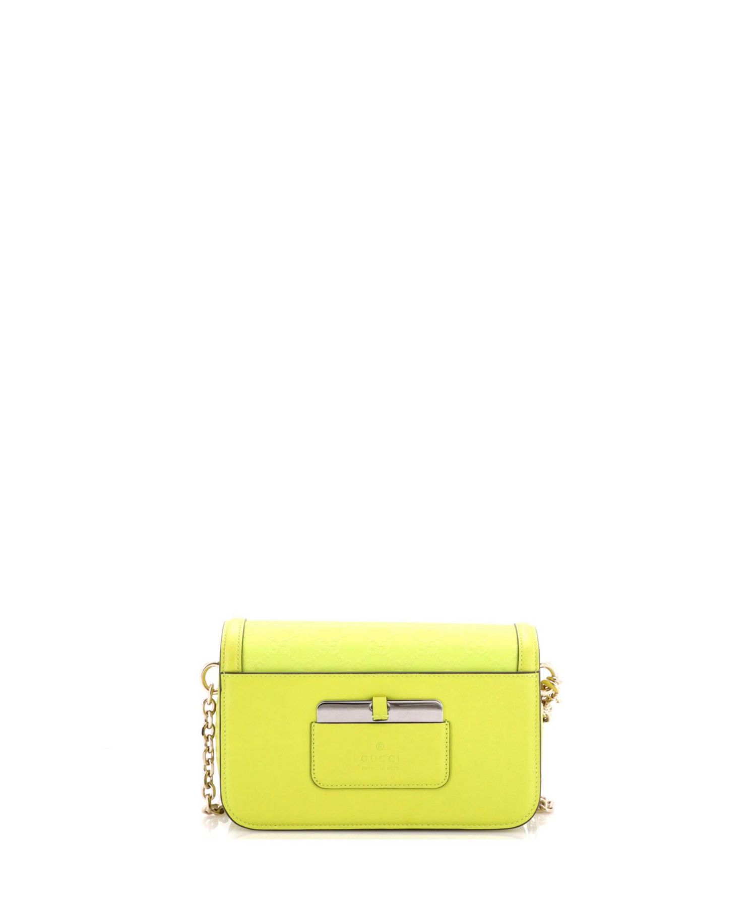 Small Go Shoulder Bag GG Canvas with Leather
