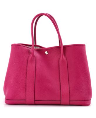 Pre-Owned Herm&eacute;s Large Garden Party Leather Tote