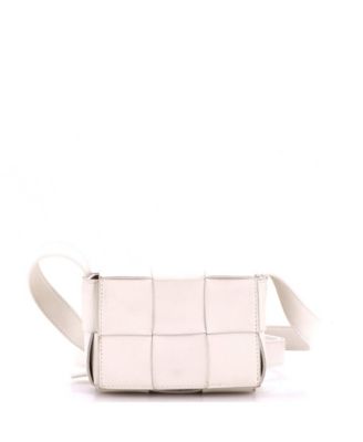 Candy Cassette Crossbody Bag Maxi Intrecciato Leather