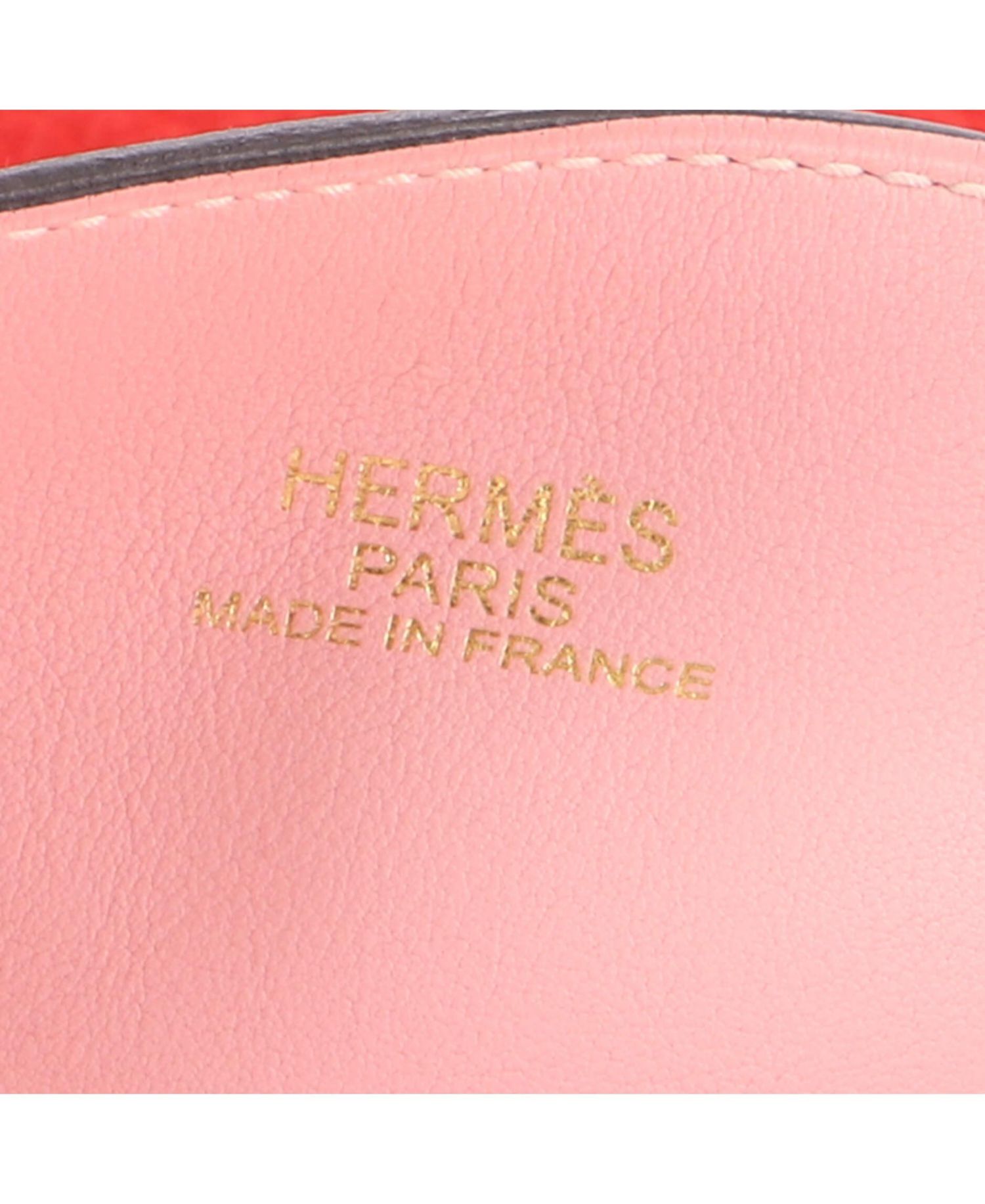 Pre-Owned Herm&egrave;s 45 Double Sens Reversible Leather Tote