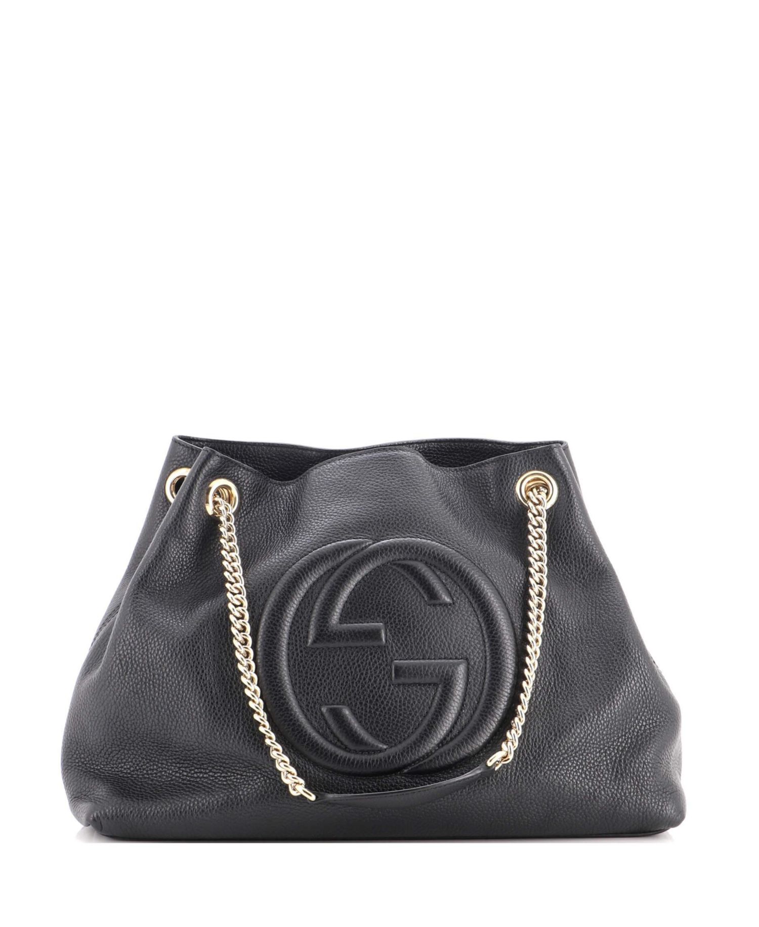 Medium Soho Chain Strap Shoulder Bag Leather