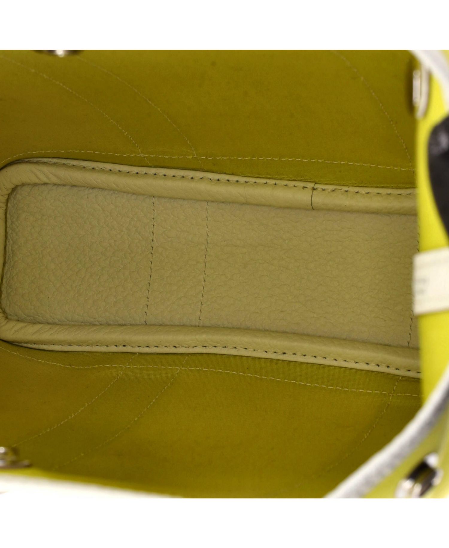 HERM&Eacute;S Pre-Owned Garden File Leather and Canvas Tote