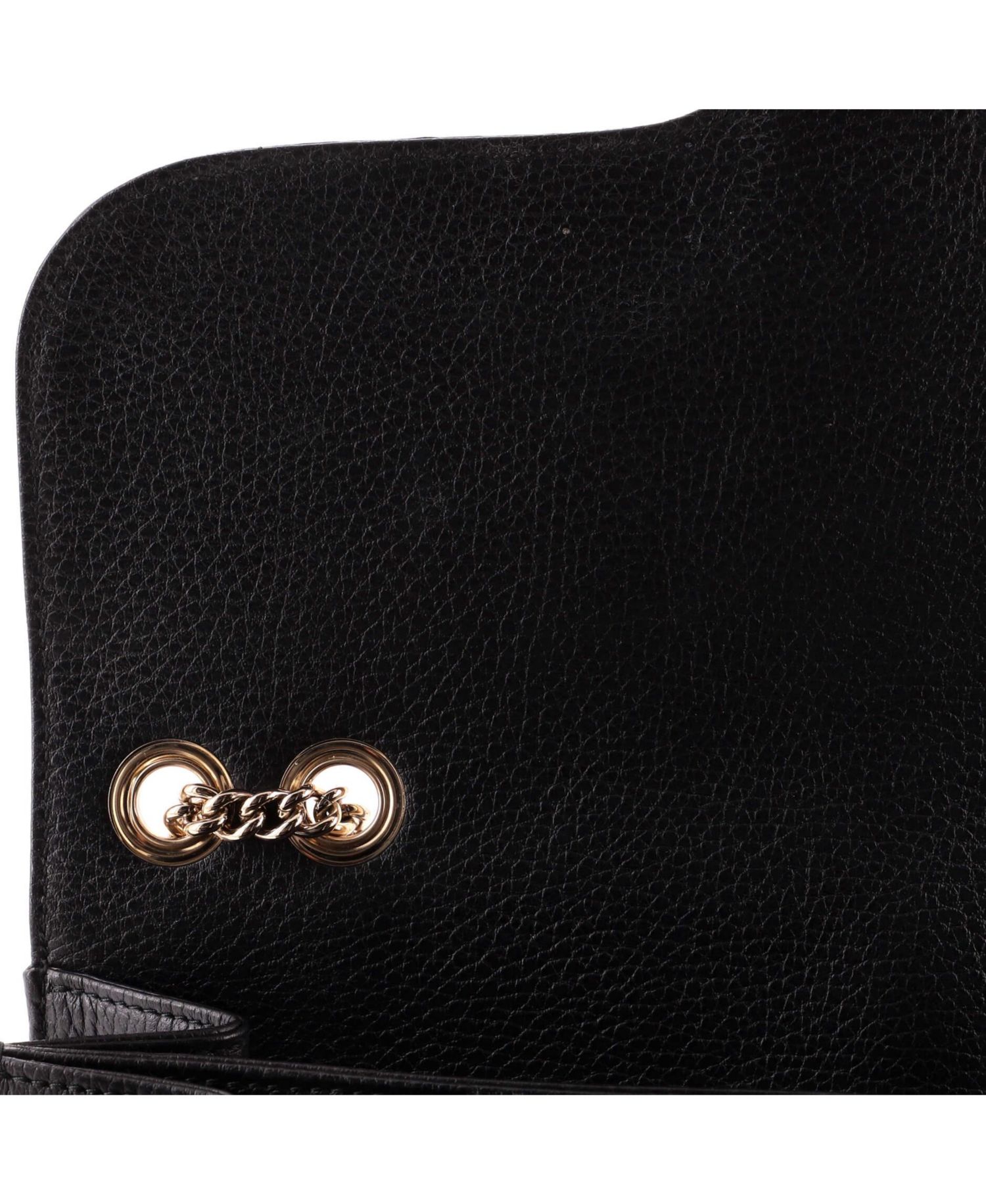 Medium Interlocking Shoulder Bag Leather