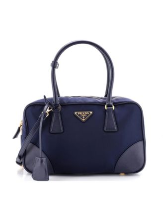 Prada Medium Re-Edition 1978 Bauletto Re-Nylon with Saffiano Leather Bag