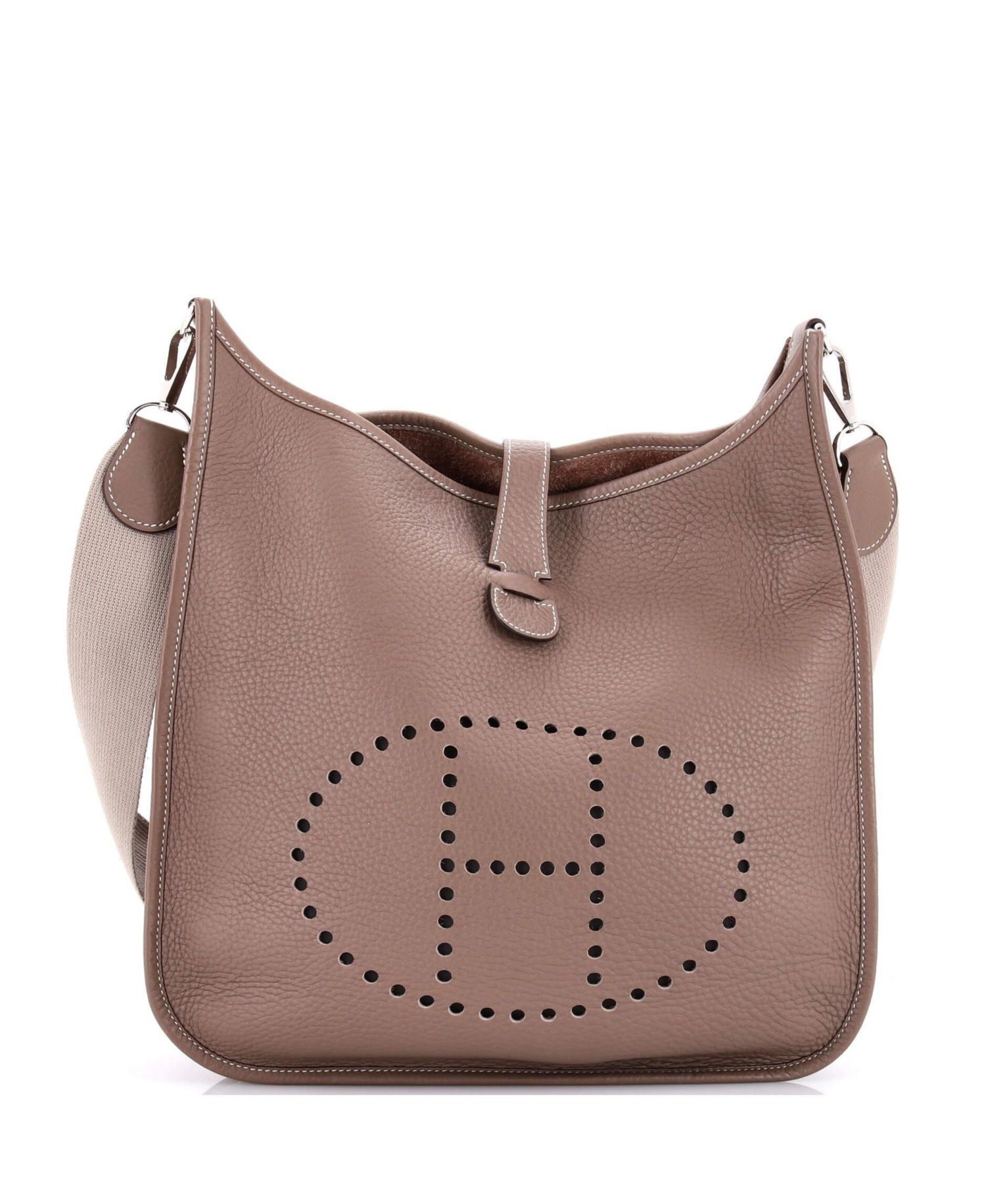 Pre-Owned Hermes GM Evelyne Bag Gen II Clemence