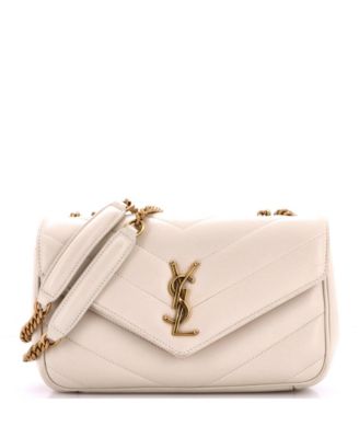 Small Loulou NM Shoulder Bag Matelasse Chevron Leather