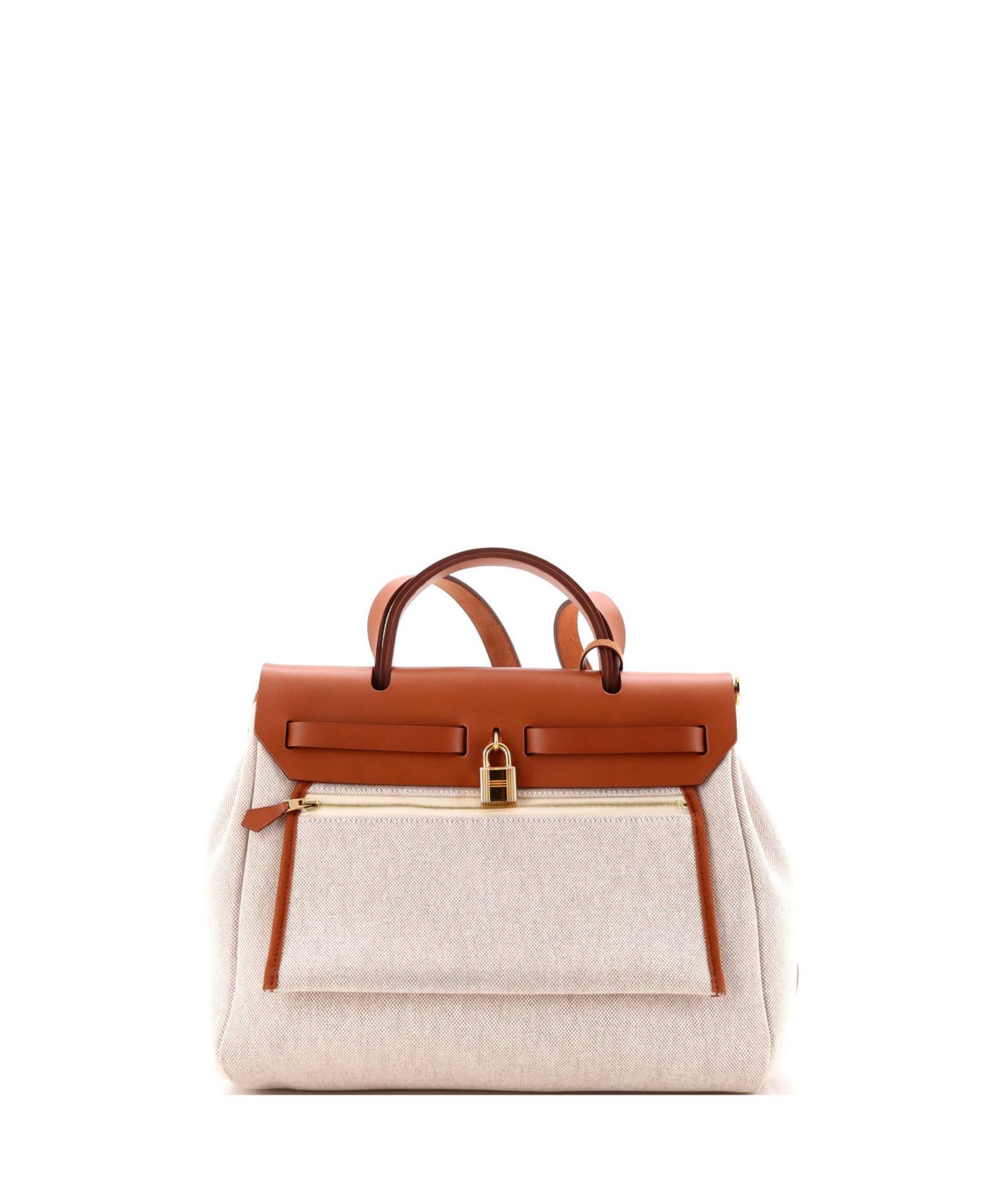Pre-Owned Hermes 31 Herbag Zip Circuit 24 Vache Hunter and Leather