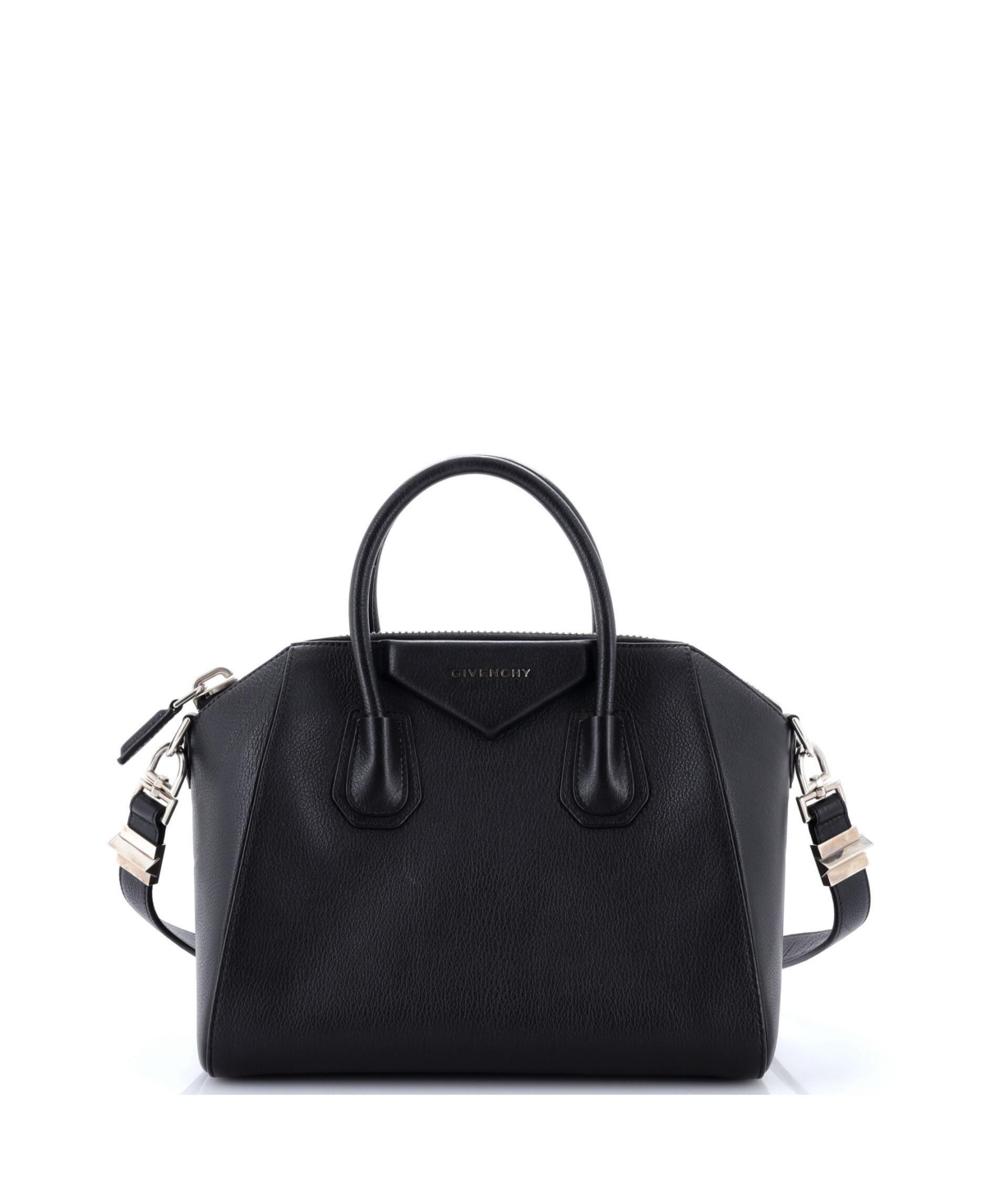 Pre-Owned Givenchy Small Antigona Bag Leather - Black