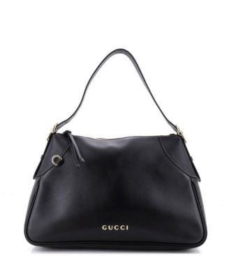 Medium Emblem Shoulder Bag Leather