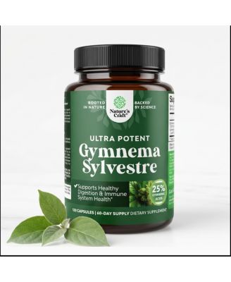 Gymnema Sylvestre Capsules, 900mg, Standardized Gymnemic Acids, Herbal Supplement, 120 Count