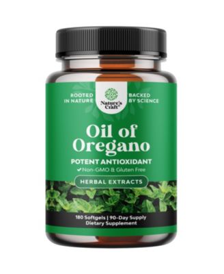 Wild Oregano Oil Softgels, Concentrated Oregano Oil, 180 Count