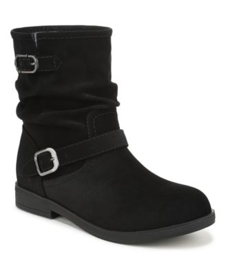 Women's Piers Slouch Slip-On Almond Toe Faux Leather Boots