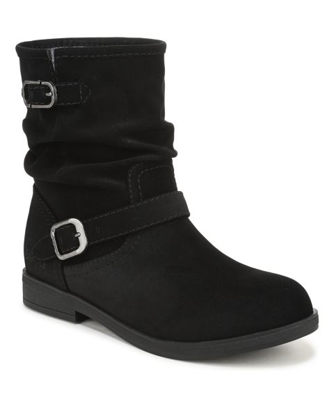 Женские ботинки Blowfish Malibu Piers Slouch Slip-On Almond Toe Faux Leather, цвет: Чёрная искусственная кожа