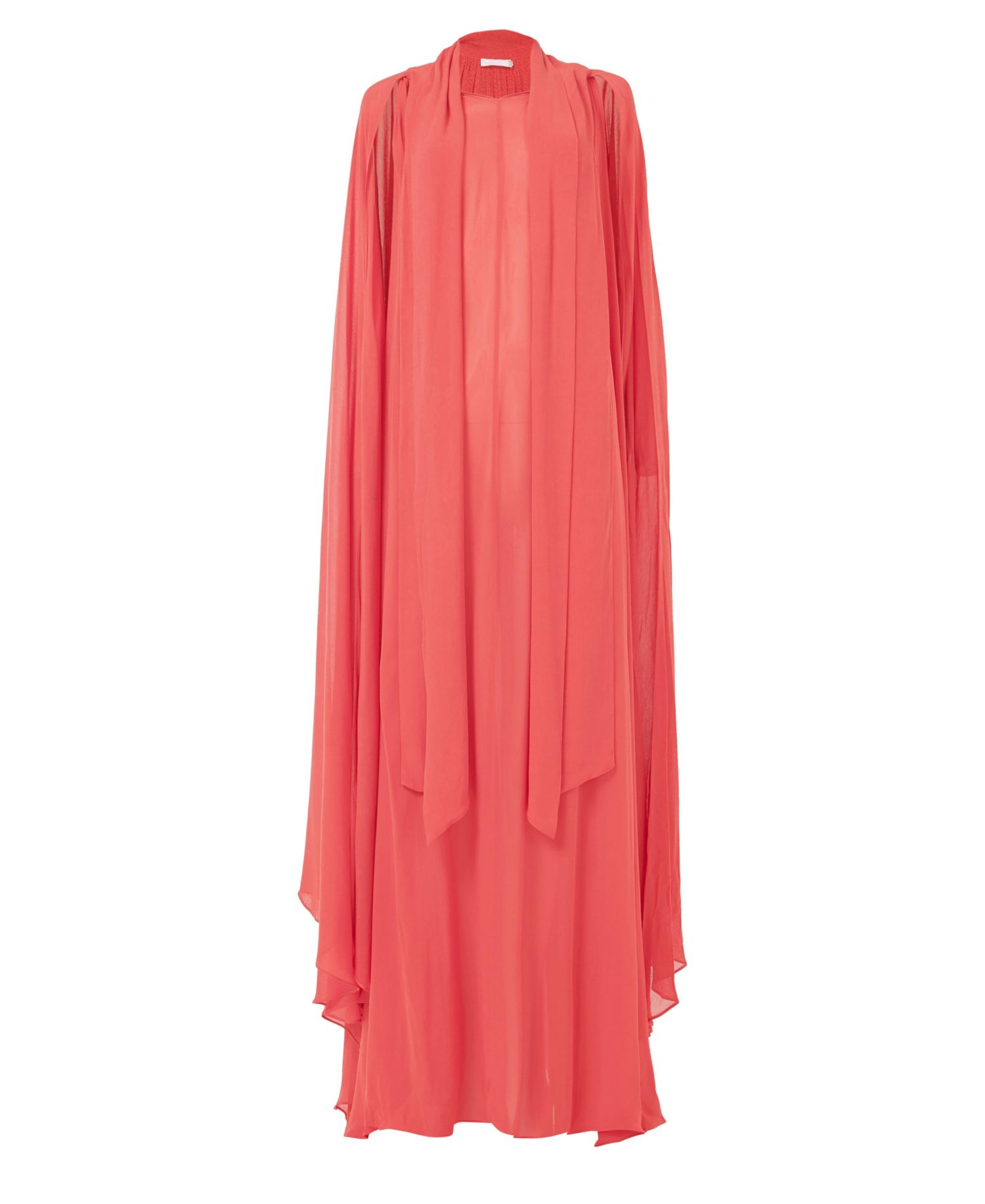 Women's Cape Detail Maxi Loose-Fit Sleeveless Kaftan