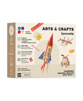 Spaceship Arts and Crafts 48-Piece Building Kit, Ages 4+