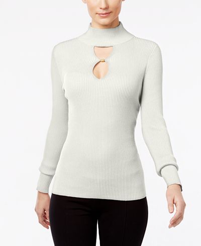 INC International Concepts Keyhole Sweater, Only at Macy's