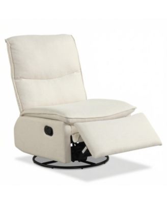 360degree(s) Swivel Rocking Chair with Cushioned Back for Living Room