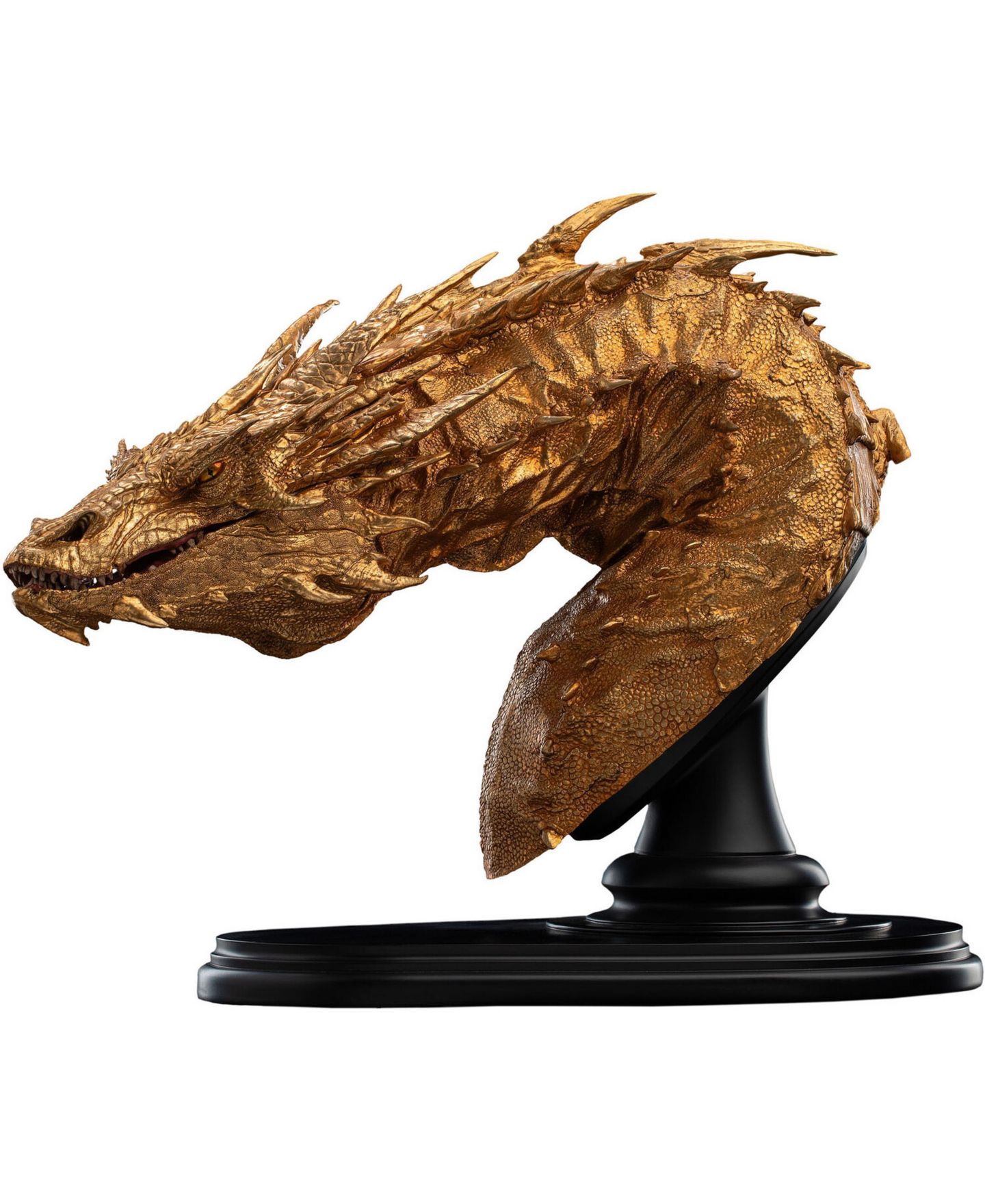 Детские фигурки WETA Workshop The Hobbit Trilogy - Smaug the Golden Limited Golden Bust Edition — фото 1
