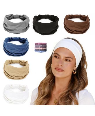 Women's Wide Non-slip Knotted Headbands