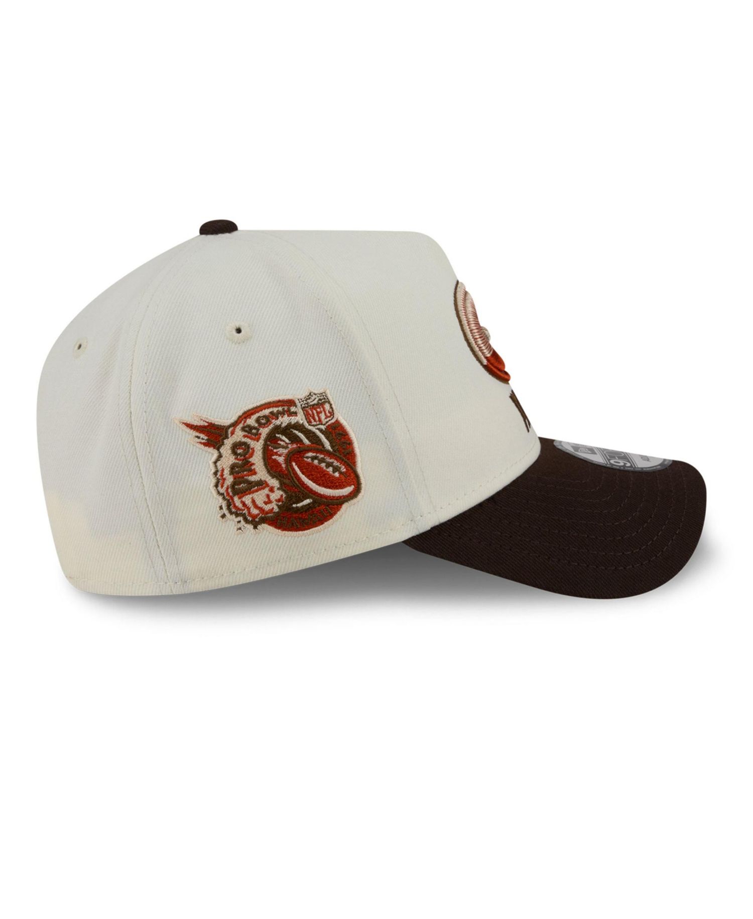 Men's Cream/Brown Green Bay Packers Pumpkin Spice A-Frame 9FORTY Adjustable Hat