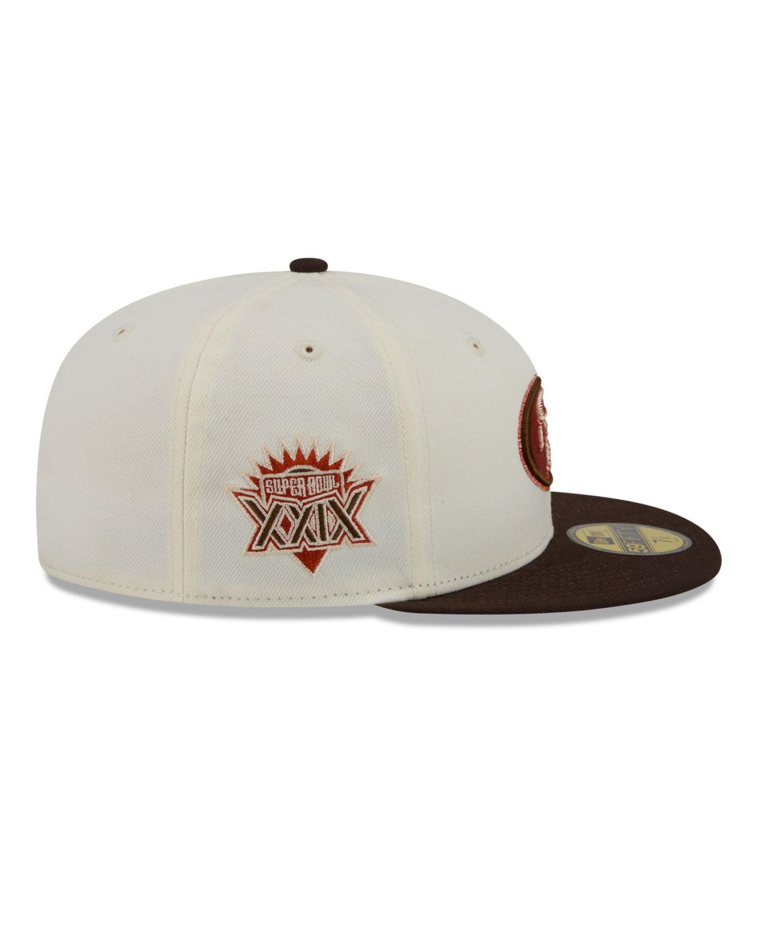 Men's Cream/Brown San Francisco 49ers Pumpkin Spice 59FIFTY Fitted Hat