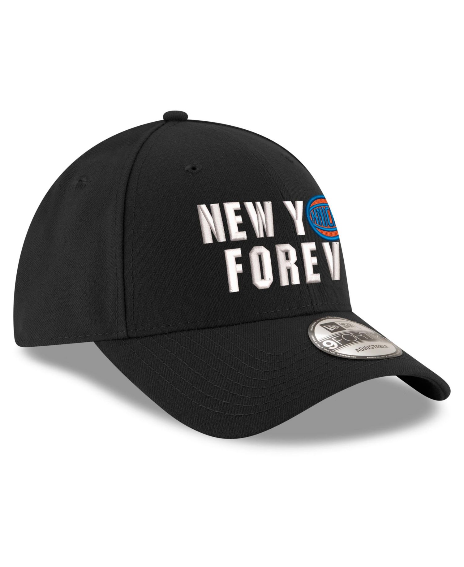 Big Boys and Girls Black New York Knicks New York Forever Adjustable Hat