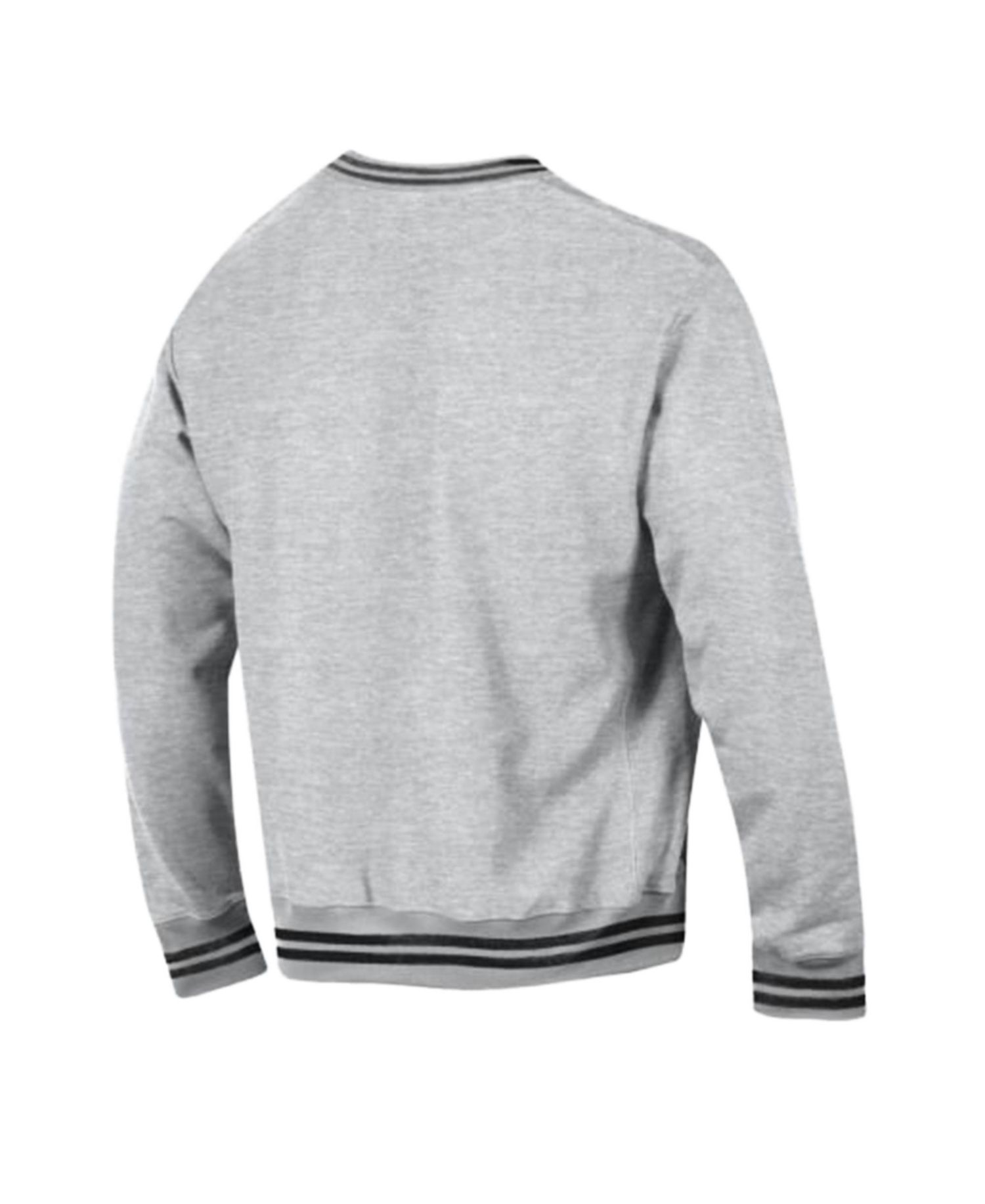 Men's Heather Gray/Black New York Giants Reverse Weave Yarn Dye Sweatshirt