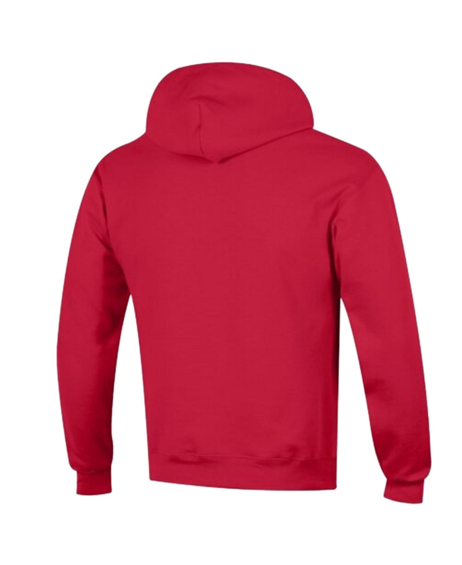 Men's Red New York Giants Powerblend Arch over Logo Hoodie