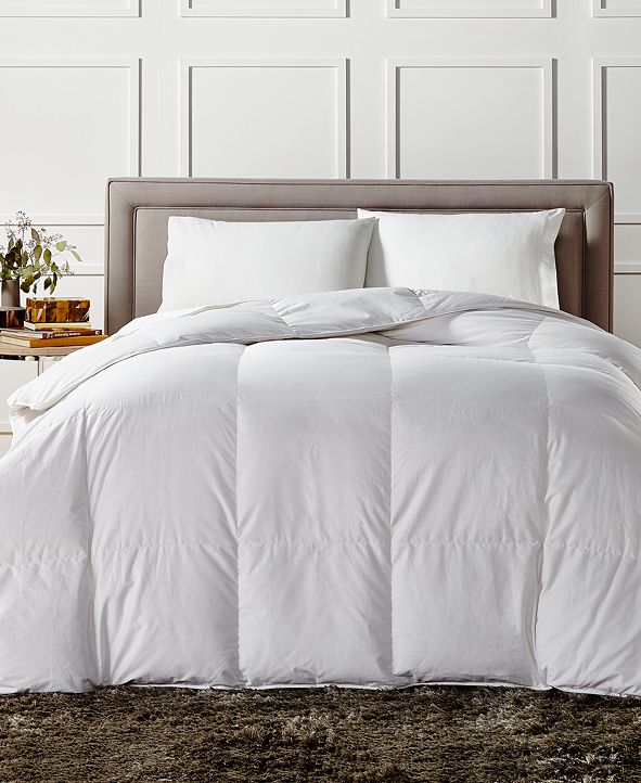 Charter Club European White Down Medium Weight Twin Comforter, Created