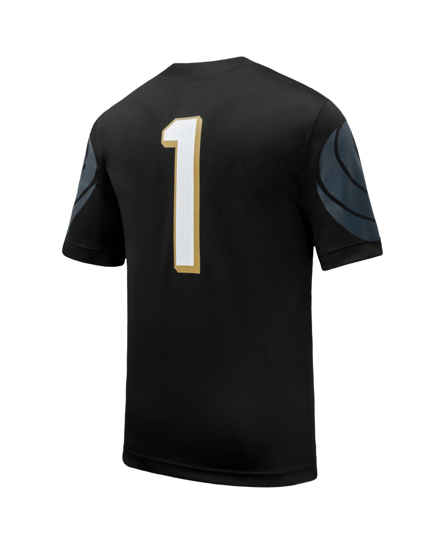 Мужской топ Nike #1 Black UCF Knights Home Game Football Jersey — фото 2
