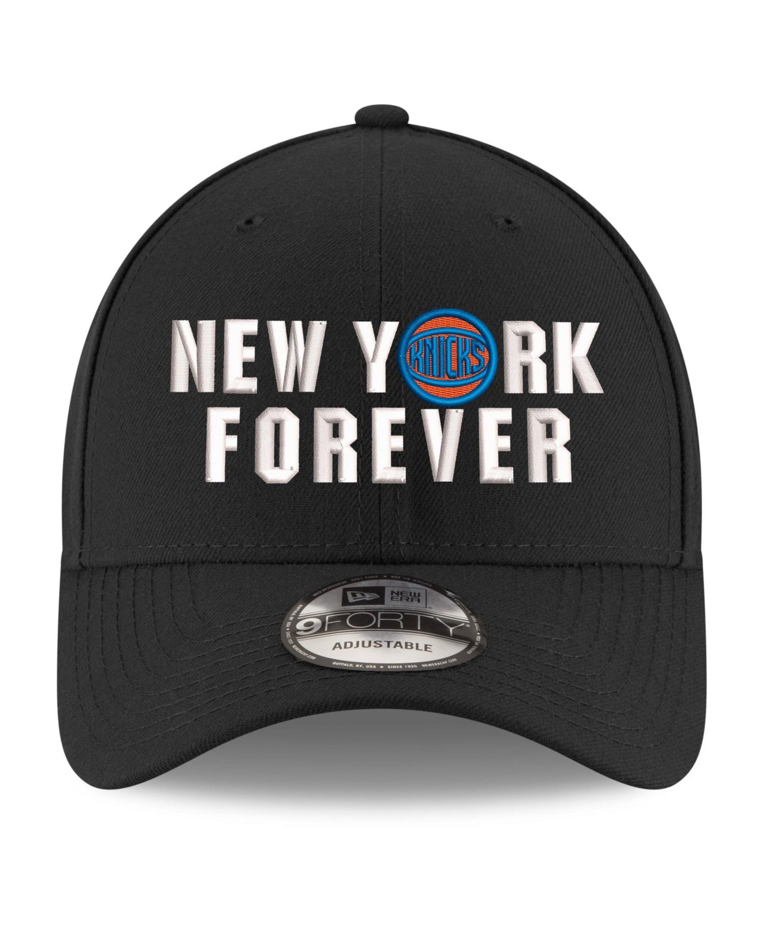 Big Boys and Girls Black New York Knicks New York Forever Adjustable Hat